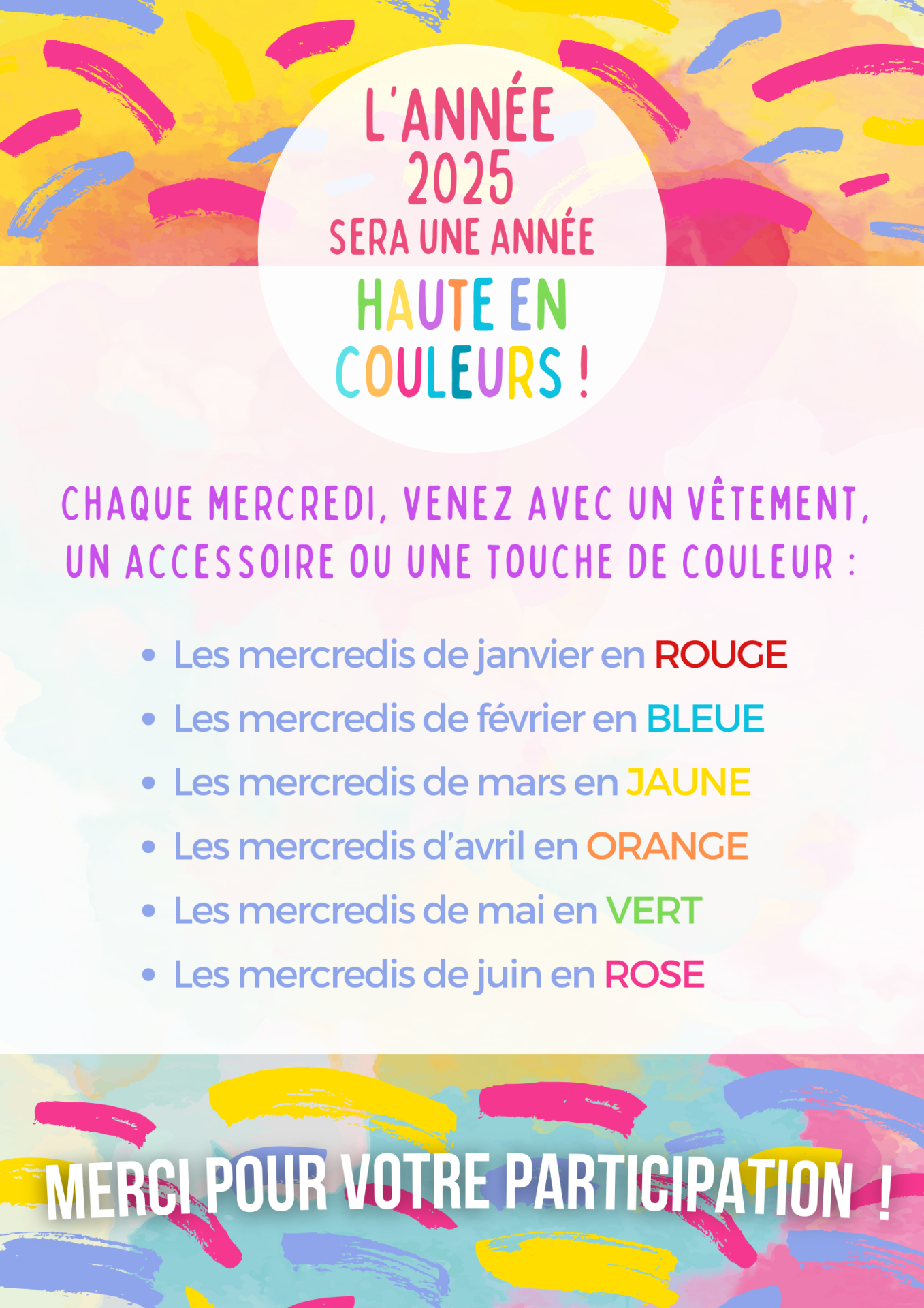 2025 couleurs