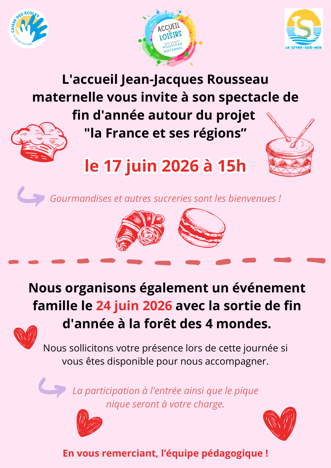 Affiche jjr mat spectacle juin