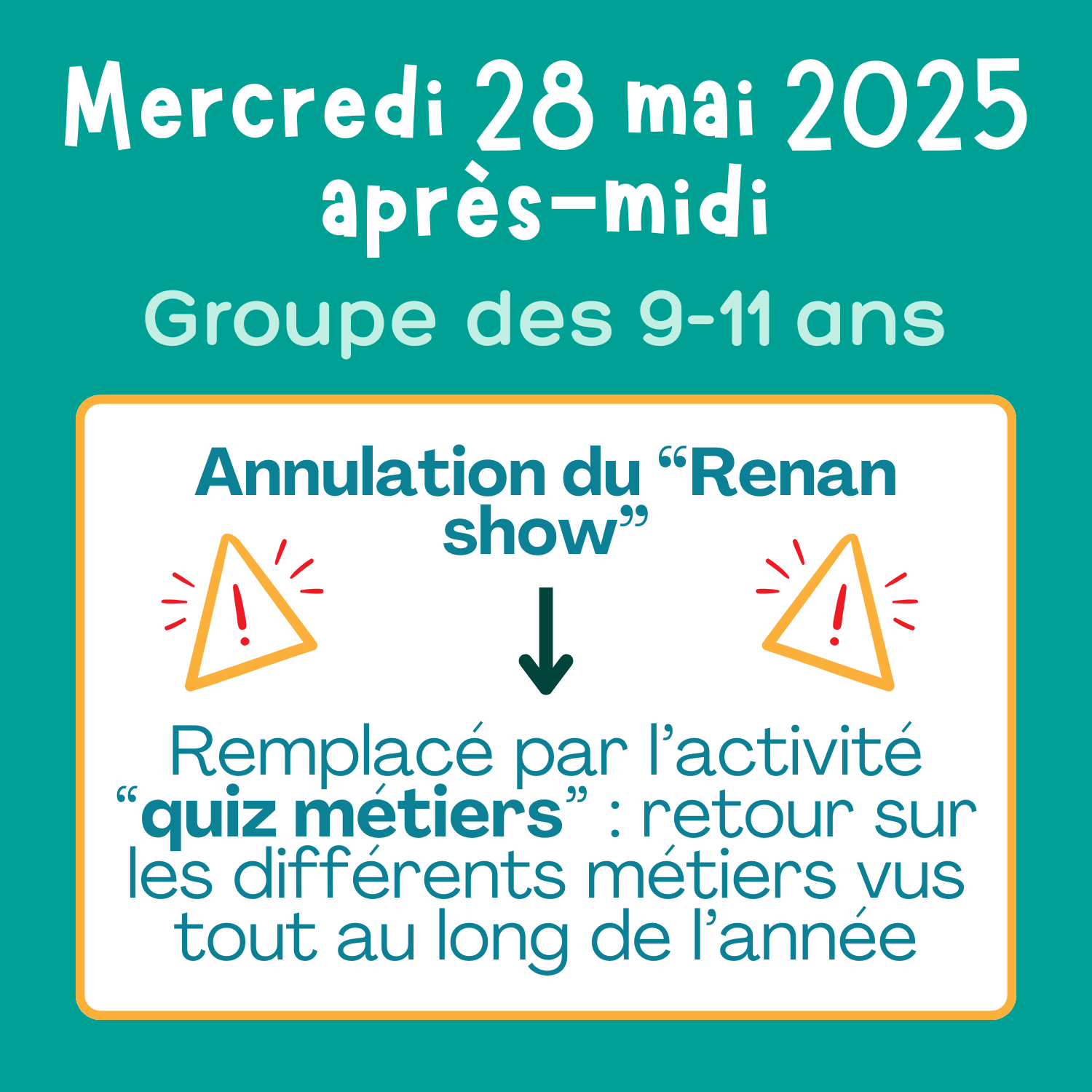Annulation renan show
