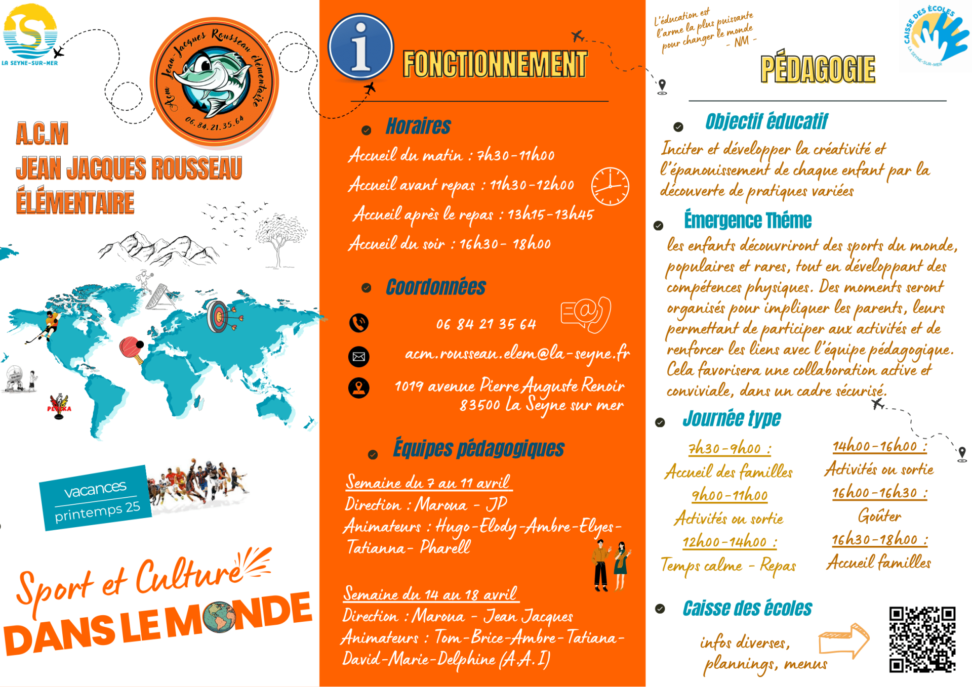 Jjr elem projet vac avril 25