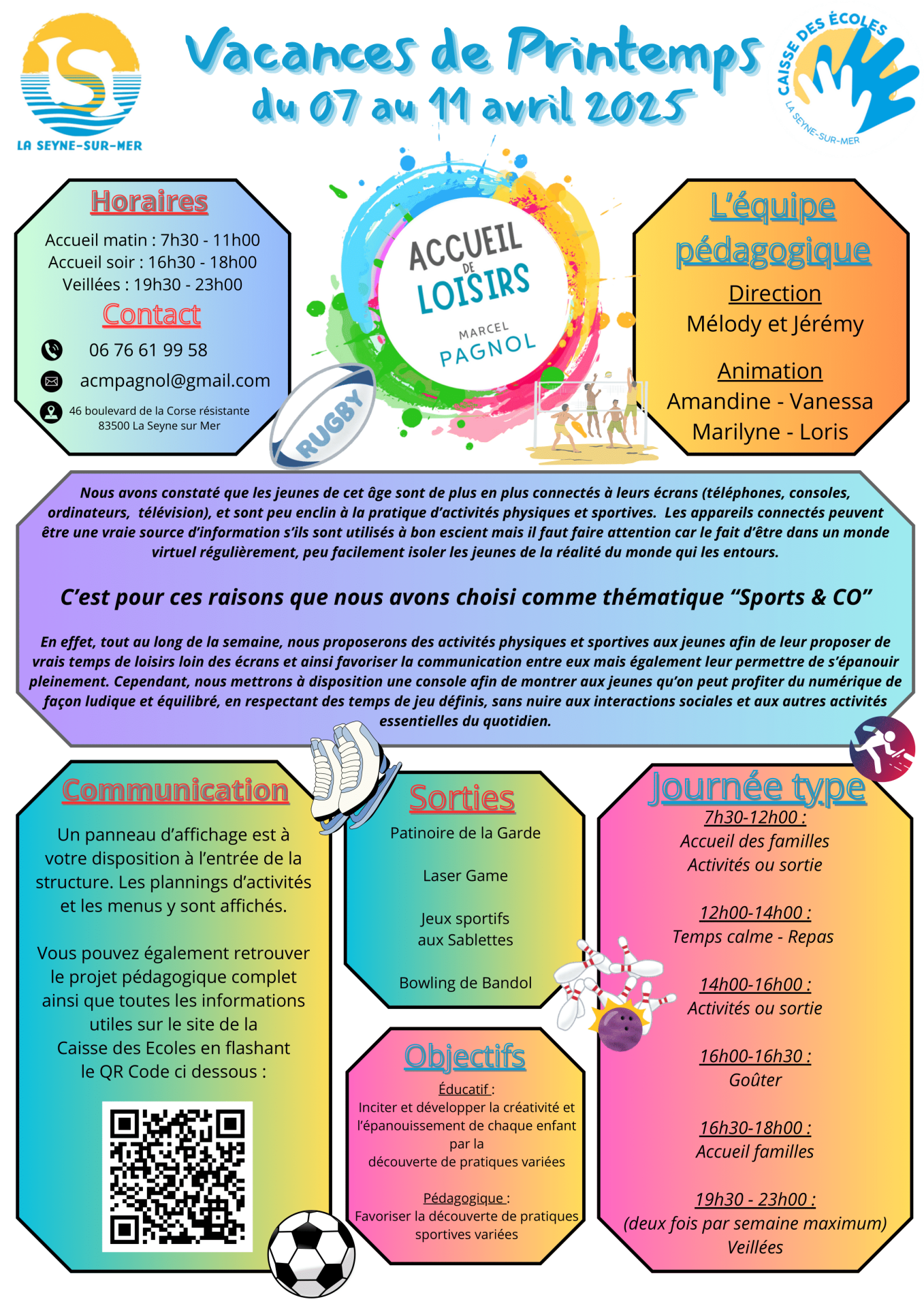 Pagnol projet vac avril 25