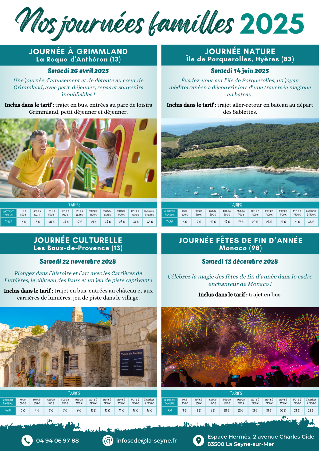 Programme journees familles 2025